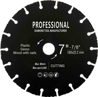 125mm Circular carbide saw blade for cutting woods with nail