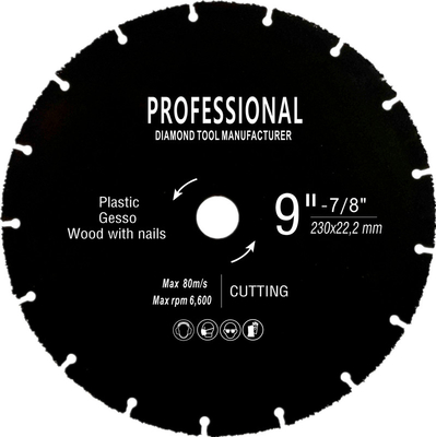 125mm Circular carbide saw blade for cutting woods with nail