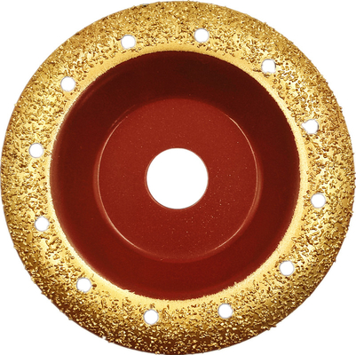 125mm Tungsten steel carbide grinding wheel vacuum brazed wood marble cutting tool