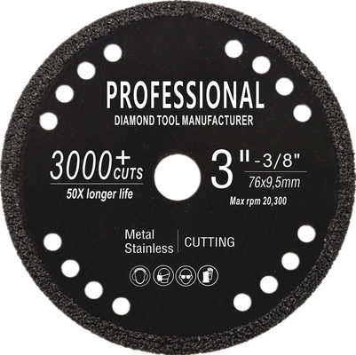 9" 230mm Metal cutting saw blade Vacuum brazed diamond multifunctional for stainless steel