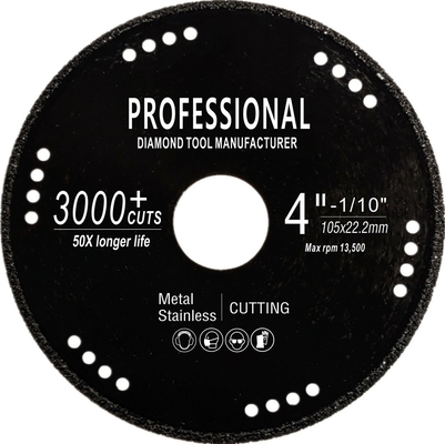 125mm Metal cutting Vacuum brazed diamond multifunctional saw blade for stainless steel