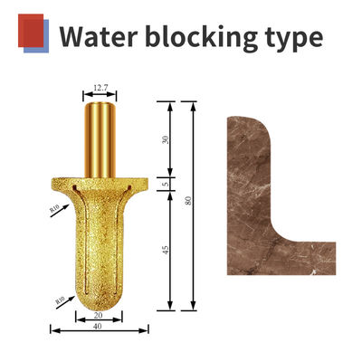 Diamond grinding head 12.7mm straight type Stone Marble Router Bit angle grinder