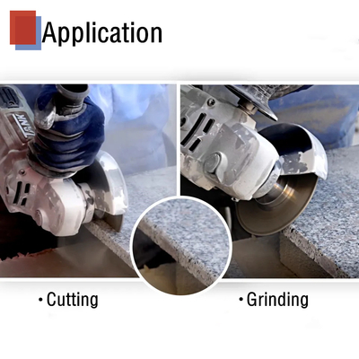 Electroplated 180MM Diamond Saw Blade Cutting And Grinding For Stone Marble Ceramic Granite