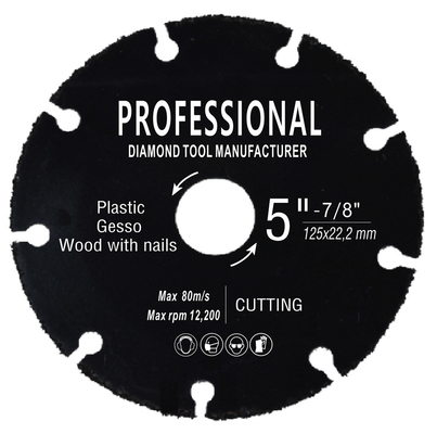125mm Circular carbide saw blade for cutting woods with nail