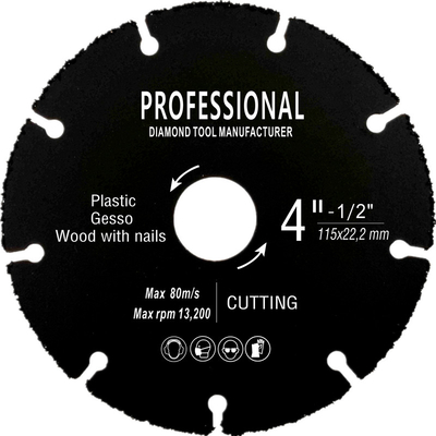 4.5" Tungsten steel carbide cutting saw blade tool for wood cutting