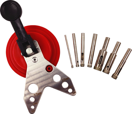Stainless Sucker ABS Drill Hole Locator for Glass drilling marble granite stone
