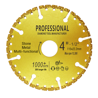 4.5"-115mm Diamond Saw Blade Diamond Multi-functional for metal cutting
