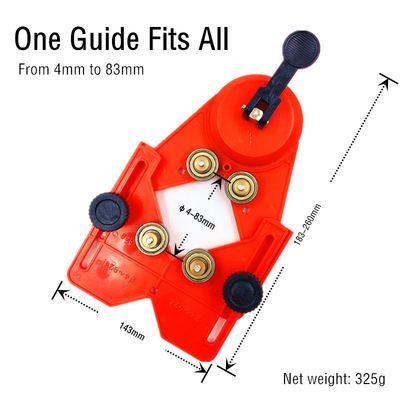 4-83mm ABS Hole drill locator for diamond core bit hole drill