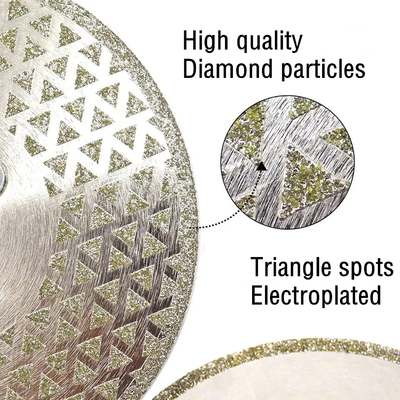 Electroplated 180MM Diamond Saw Blade Cutting And Grinding For Stone Marble Ceramic Granite