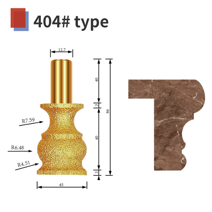 Вакуум бита маршрутизатора паял sutitable для CNC мрамора Grnite камня гравируя подгонянное 0